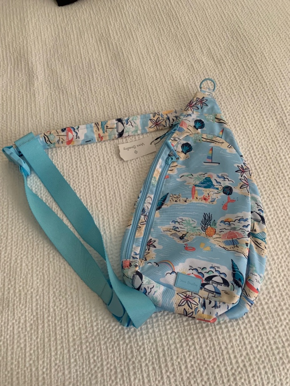 Vera Bradley Seaside Dry Bag Crossbody | Beach Motif | NWT | Water-Resistant
